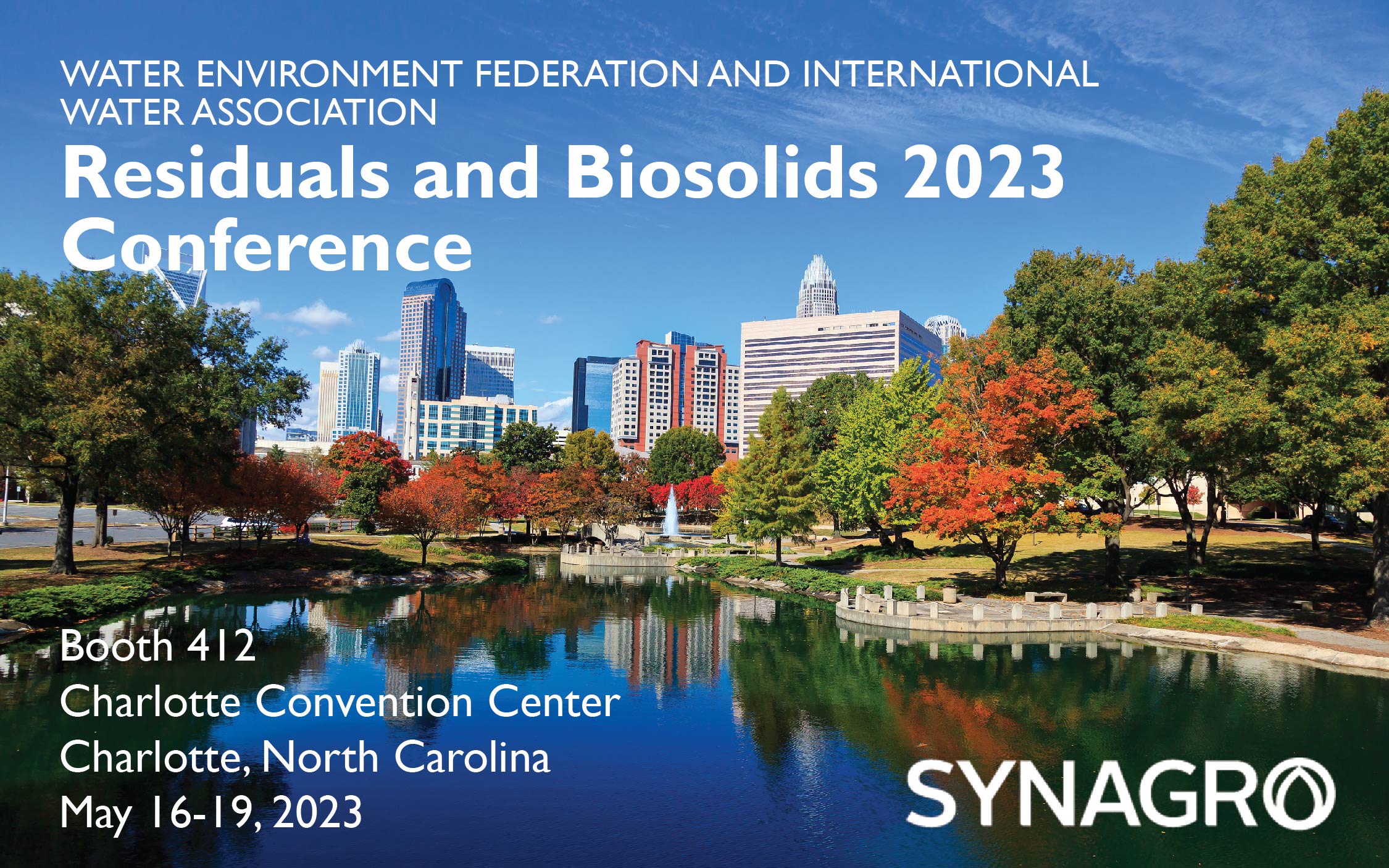 Synagro to Highlight Products and Services at Residuals and Biosolids