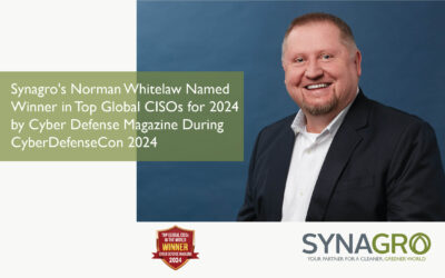 Synagro’s Norman Whitelaw Named Winner in Top Global CISOs for 2024 by Cyber Defense Magazine During CyberDefenseCon 2024